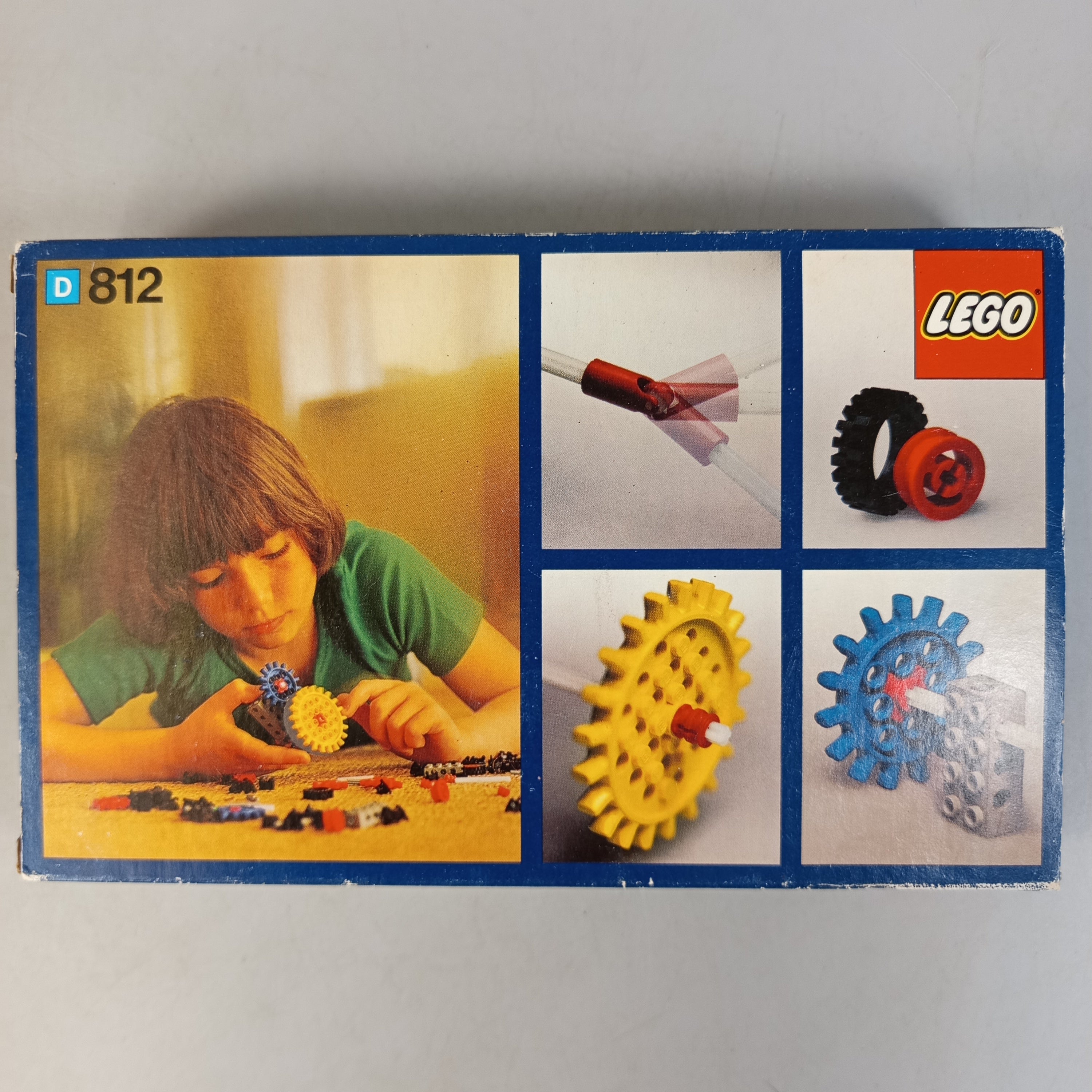 LEGO Gear Set 812-1 ⚙️🧱 Technik Bauset, gebraucht, ab 6 7 8 Jahre | ✅ geprüft